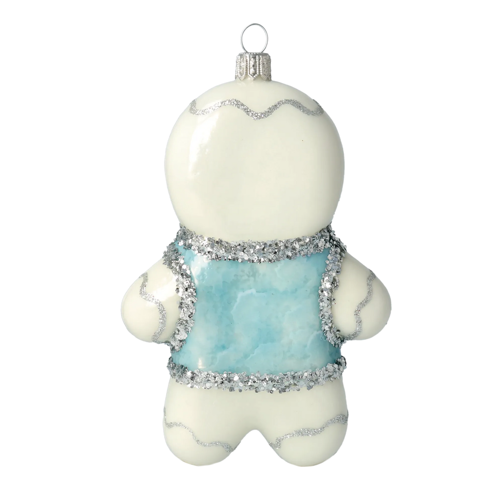 Polished Alpine Squire | Hand-Painted Glass Ornament | Blubom 2020-466