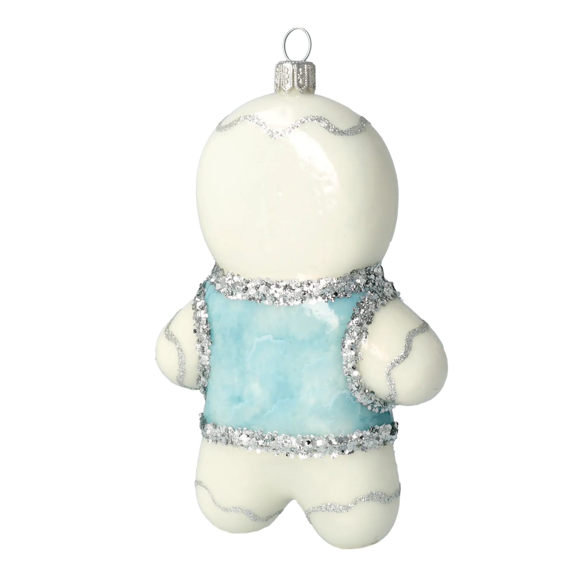 Polished Alpine Squire | Hand-Painted Glass Ornament | Blubom 2020-466