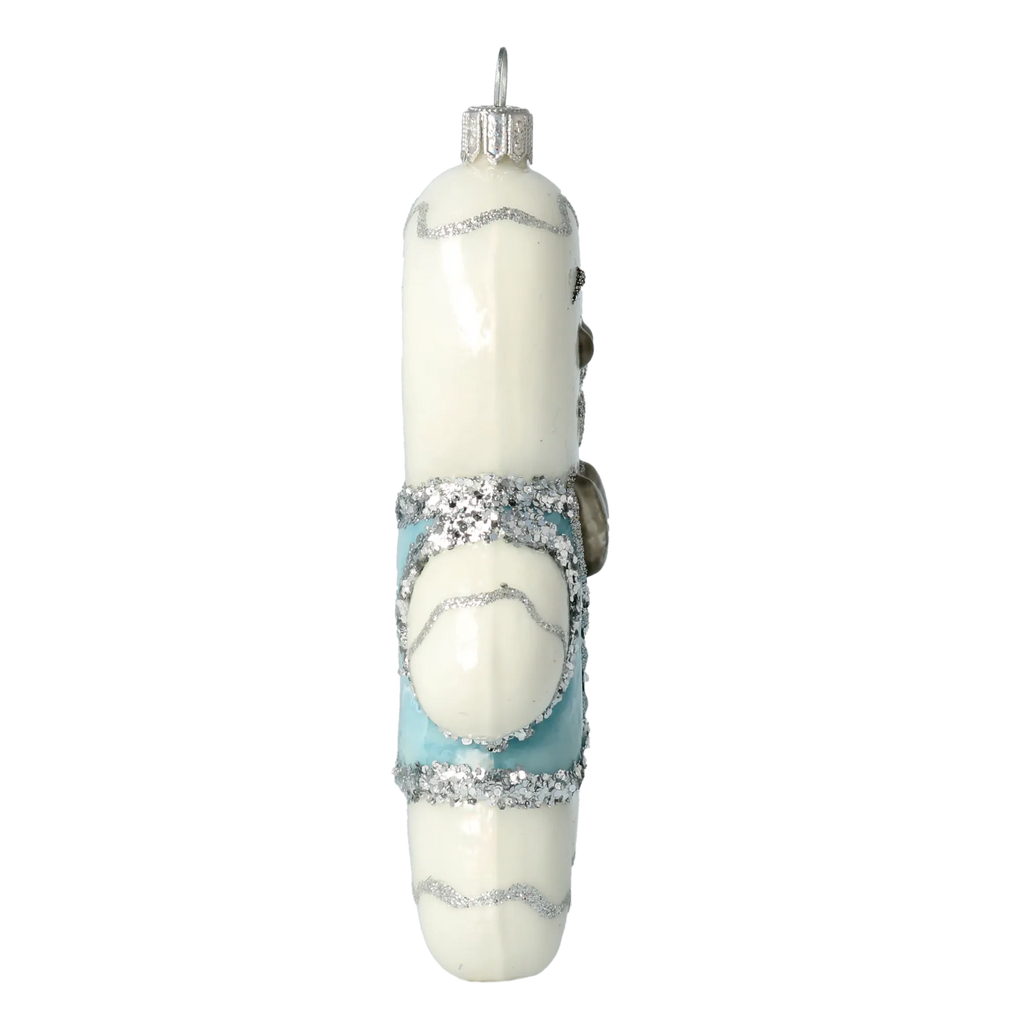 Polished Alpine Squire | Hand-Painted Glass Ornament | Blubom 2020-466