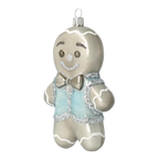 Dapper Frost Guest | Hand-Painted Glass Ornament | Blubom 2020-467