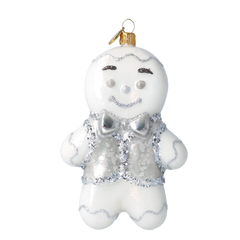 Charming Gingerbread Man in Snow