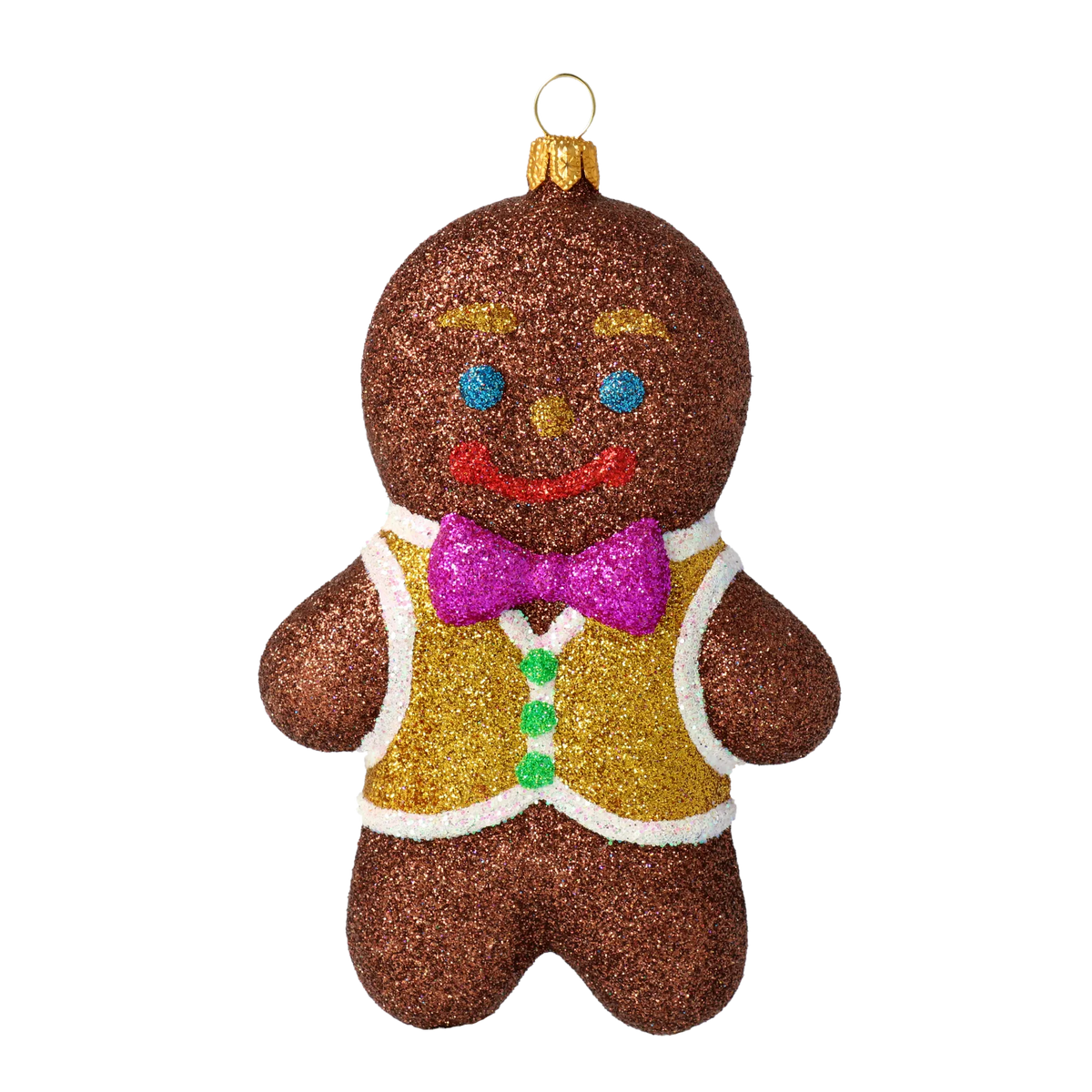 Jaunty Dandy | Hand-Painted Glass Ornament | Blubom 2020-470