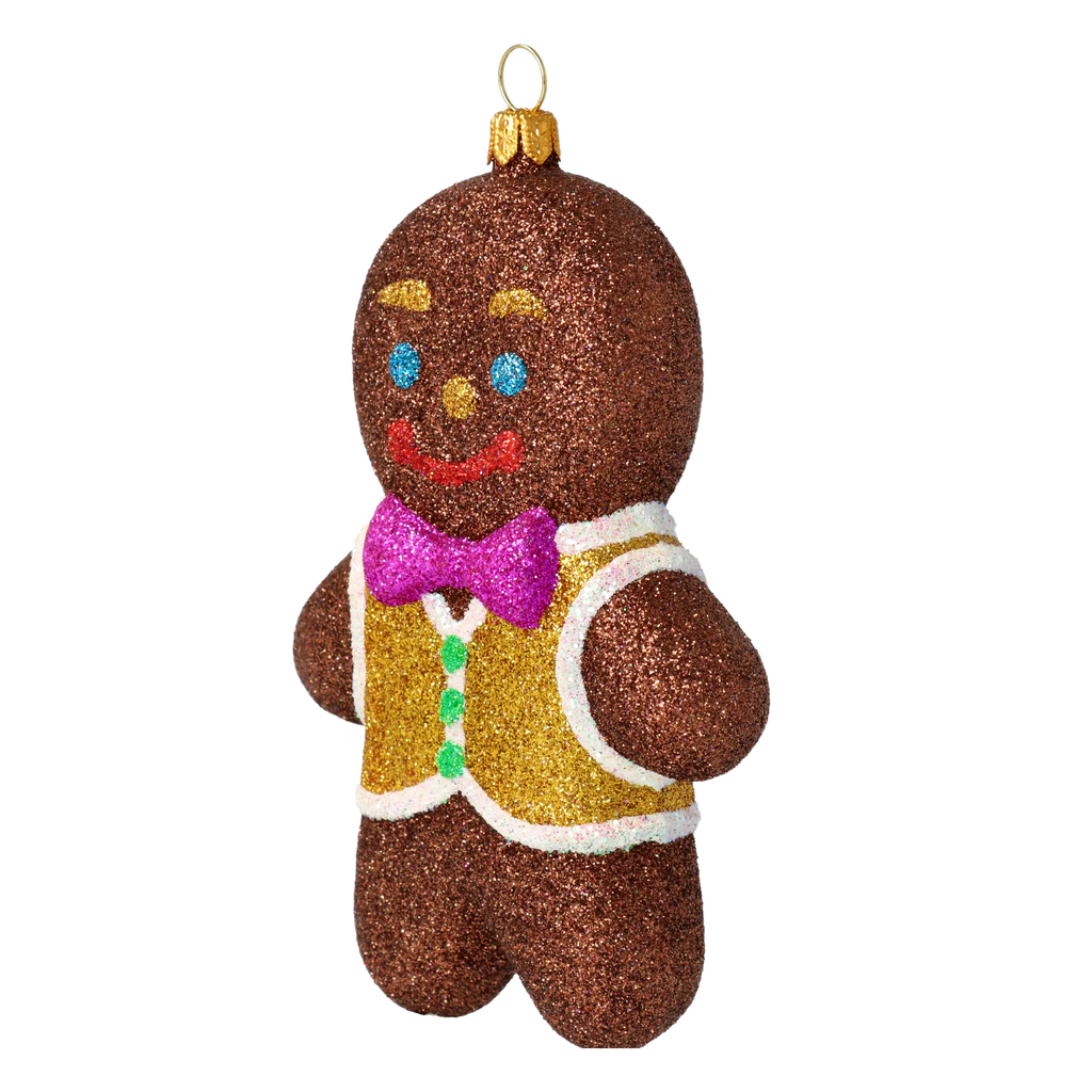 Jaunty Dandy | Hand-Painted Glass Ornament | Blubom 2020-470