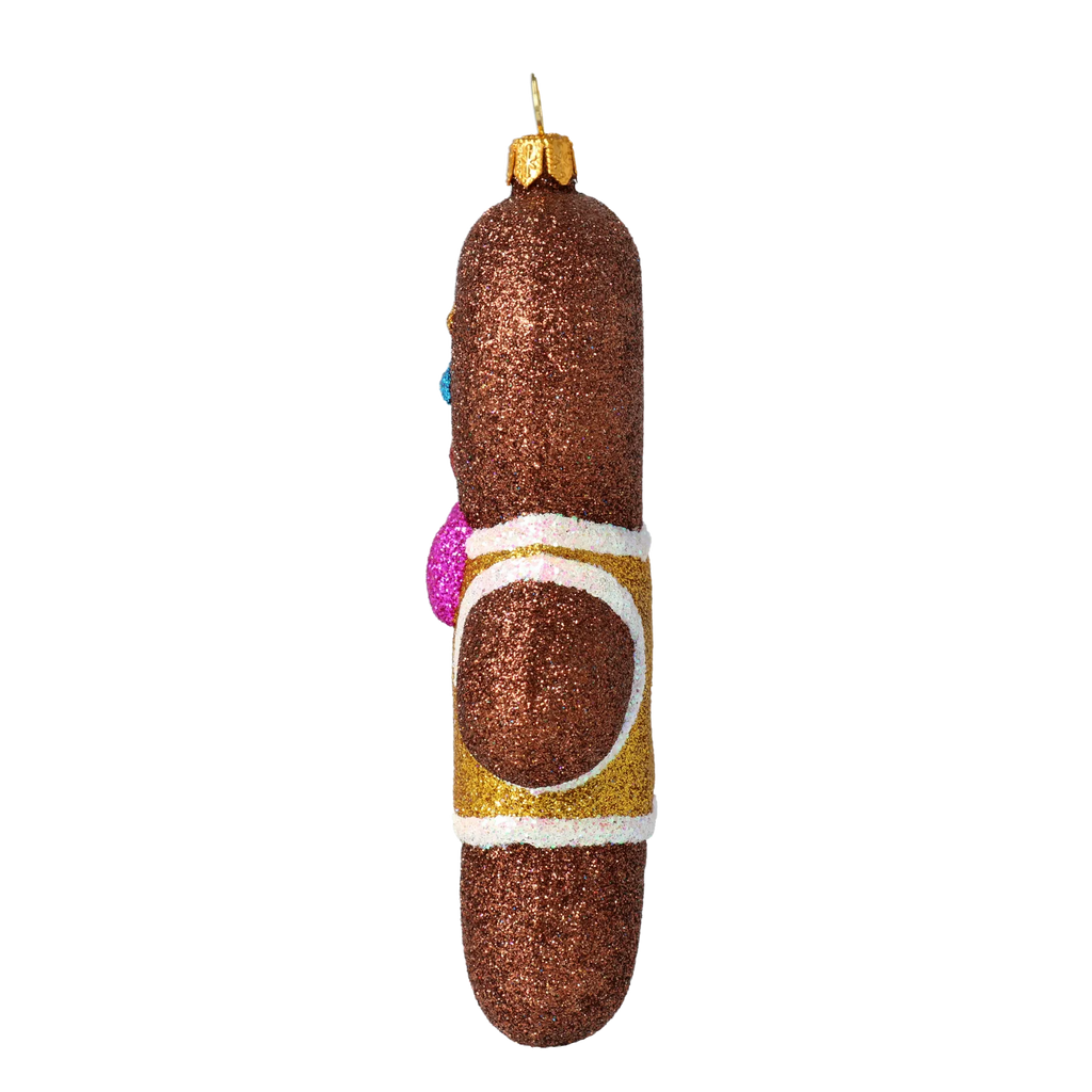 Jaunty Dandy | Hand-Painted Glass Ornament | Blubom 2020-470