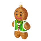 Dapper Hearth Guest | Hand-Painted Glass Ornament | Blubom 2020-471