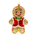 Cordial Crimson Courtier | Hand-Painted Glass Ornament | Blubom 2020-472