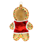 Cordial Crimson Courtier | Hand-Painted Glass Ornament | Blubom 2020-472