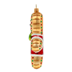 Cordial Crimson Courtier | Hand-Painted Glass Ornament | Blubom 2020-472