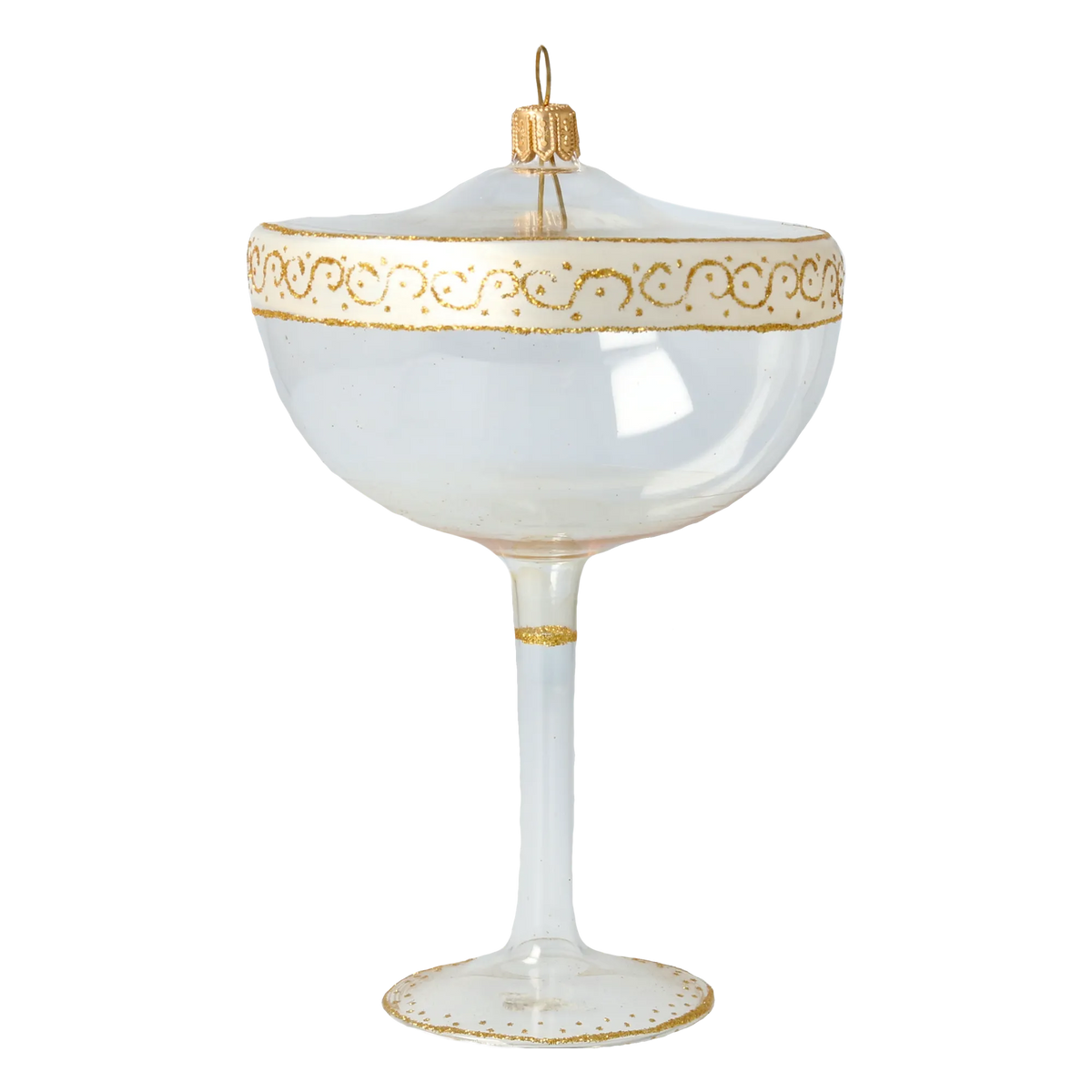 Gilded Reverie | Hand-Painted Glass Ornament | Blubom 2020-473