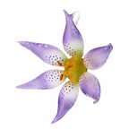 Speckled Twilight Bloom | Hand-Painted Glass Ornament | Blubom 2020-490