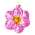 Wildflower Gilded Heart | Hand-Painted Glass Ornament | Blubom 2020-493