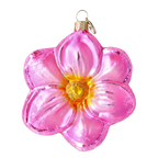 Wildflower Gilded Heart | Hand-Painted Glass Ornament | Blubom 2020-493