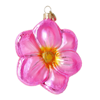 Wildflower Gilded Heart | Hand-Painted Glass Ornament | Blubom 2020-493