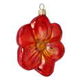 Load image into Gallery viewer, Fiery Flower of Summer. Handmade Glass Christmas ornament. 2020-496
