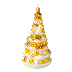 Gilded Imperial Solstice | Hand-Painted Glass Ornament | Blubom 2020-501
