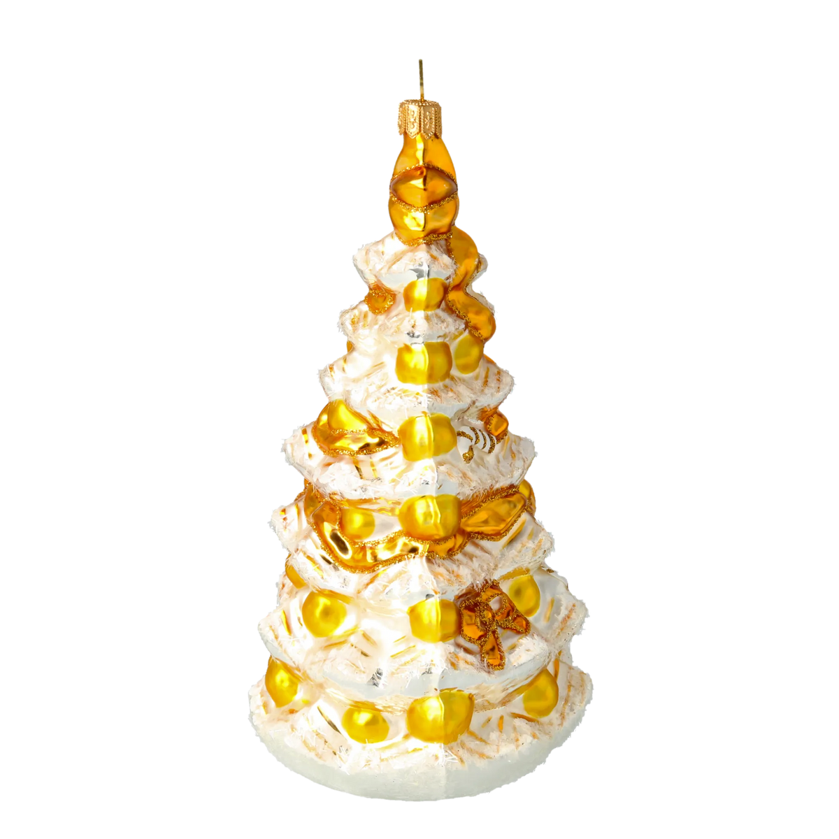Gilded Imperial Solstice | Hand-Painted Glass Ornament | Blubom 2020-501