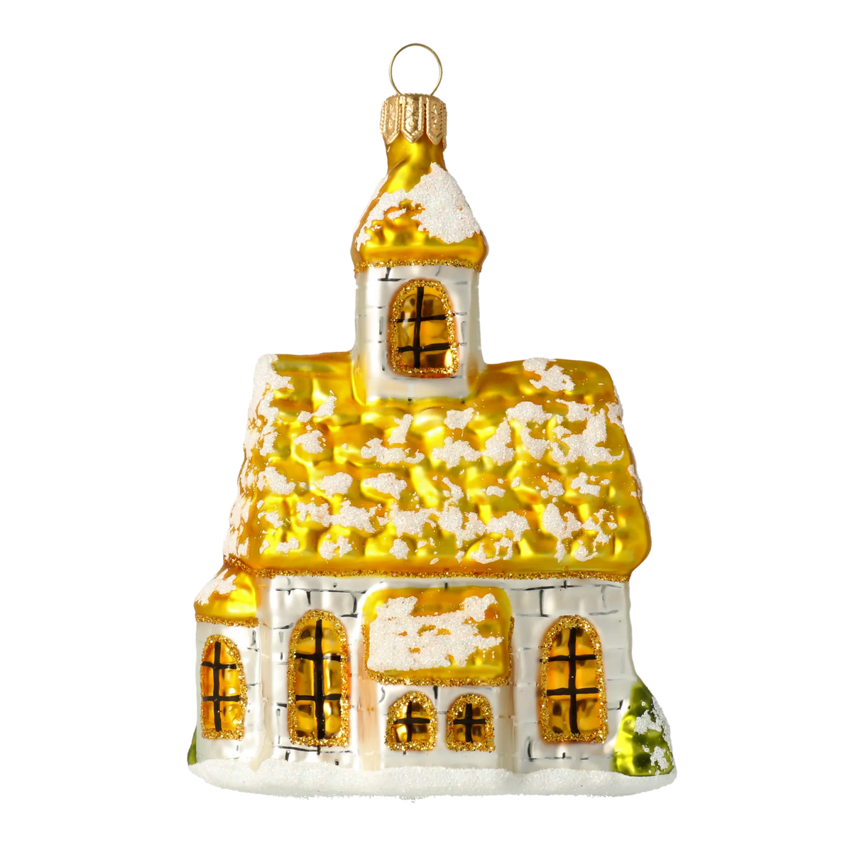 Hallowed Vesper Sanctuary | Hand-Painted Glass Ornament | Blubom 2020-514