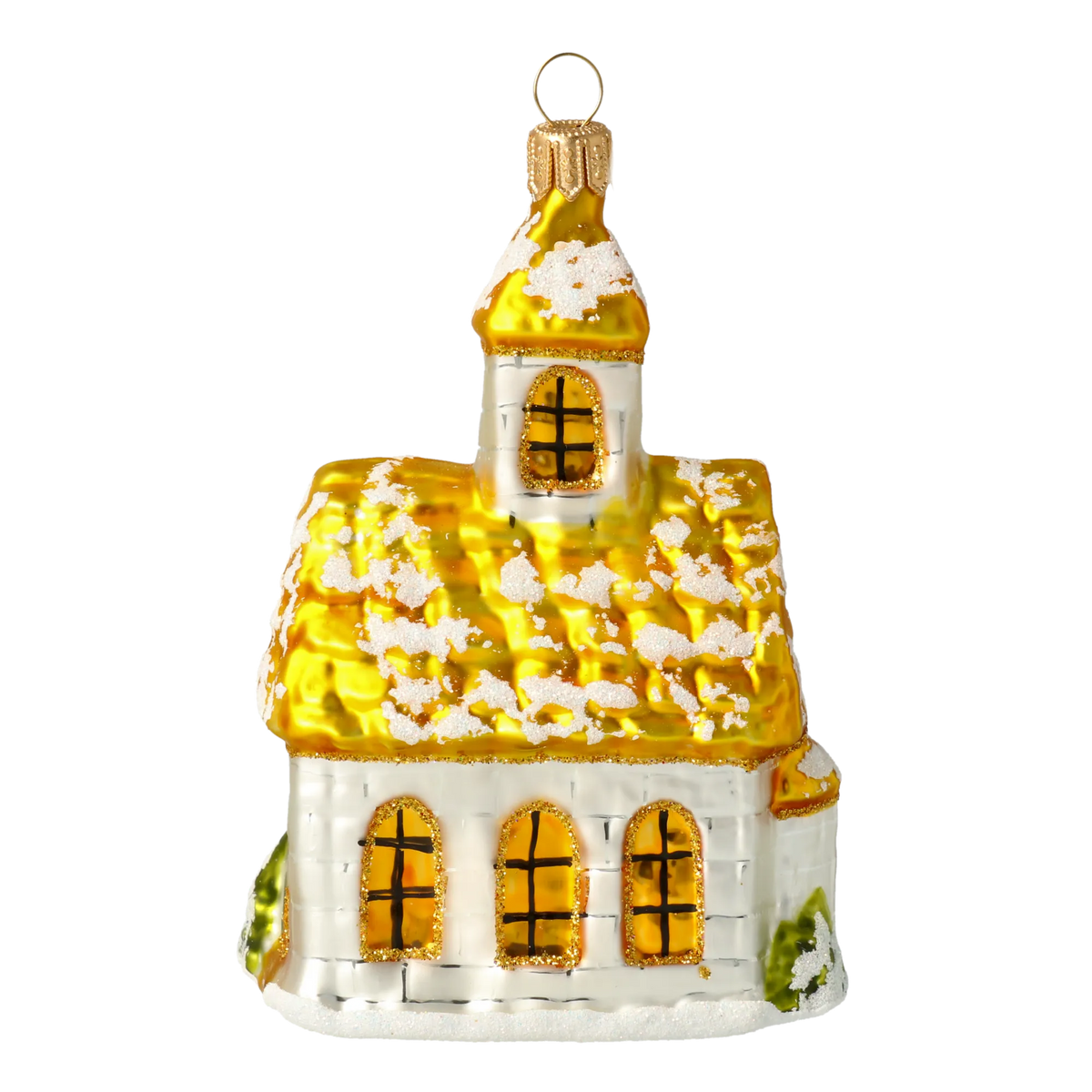 Hallowed Vesper Sanctuary | Hand-Painted Glass Ornament | Blubom 2020-514