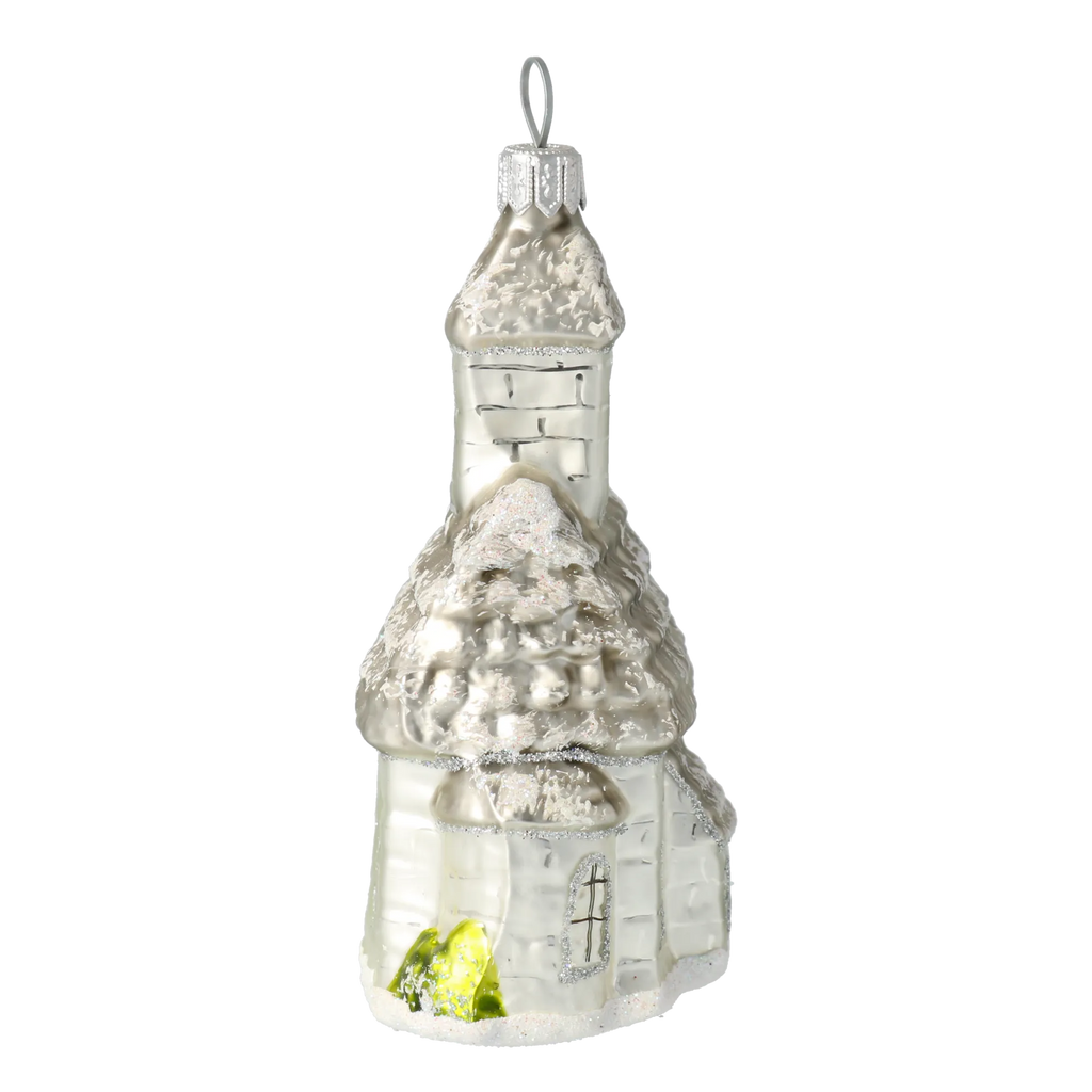 Hallowed Spire Silence | Hand-Painted Glass Ornament | Blubom 2020-515
