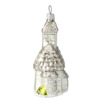 Hallowed Spire Silence | Hand-Painted Glass Ornament | Blubom 2020-515