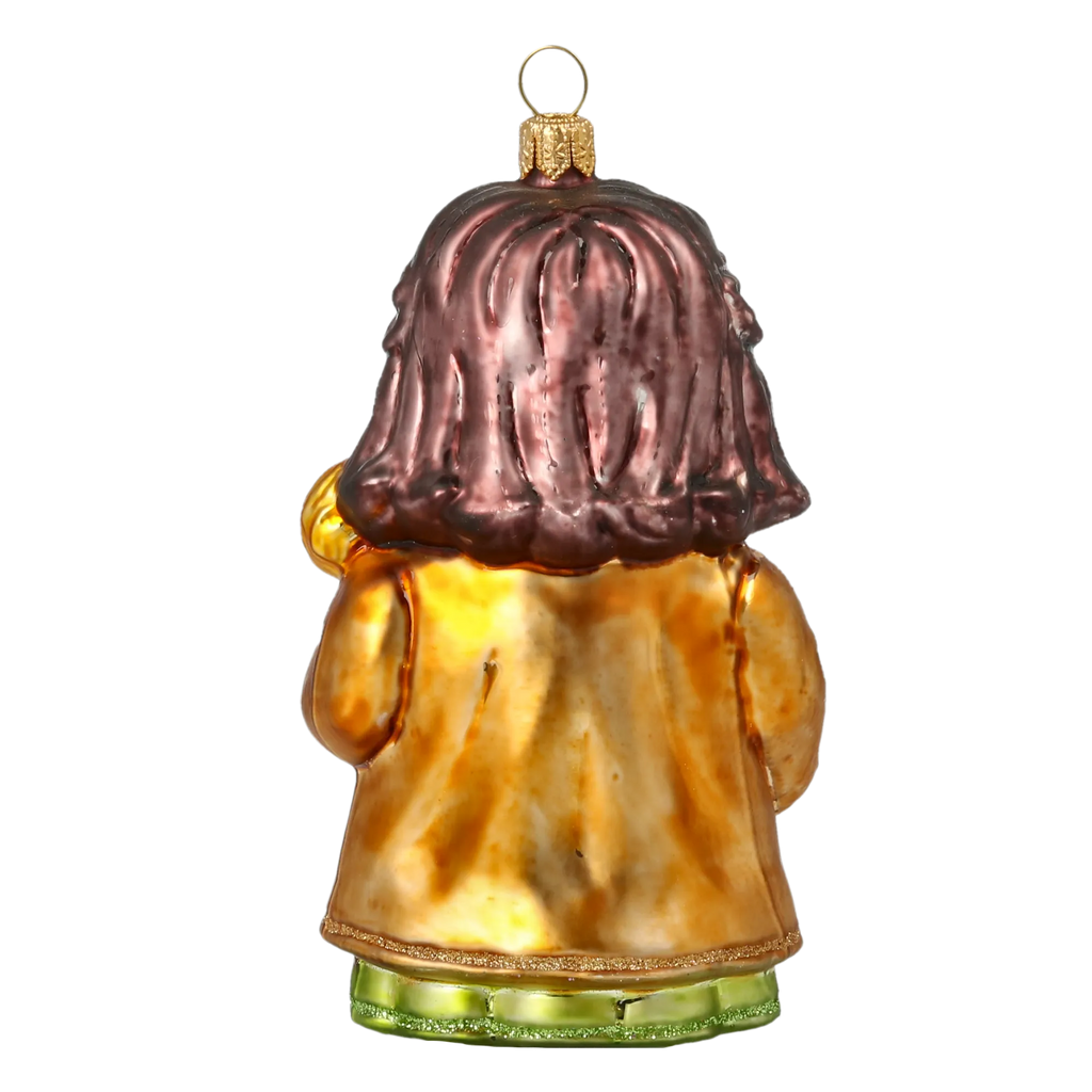 Gentle Shepherd Staff | Hand-Painted Glass Ornament | Blubom 2020-517