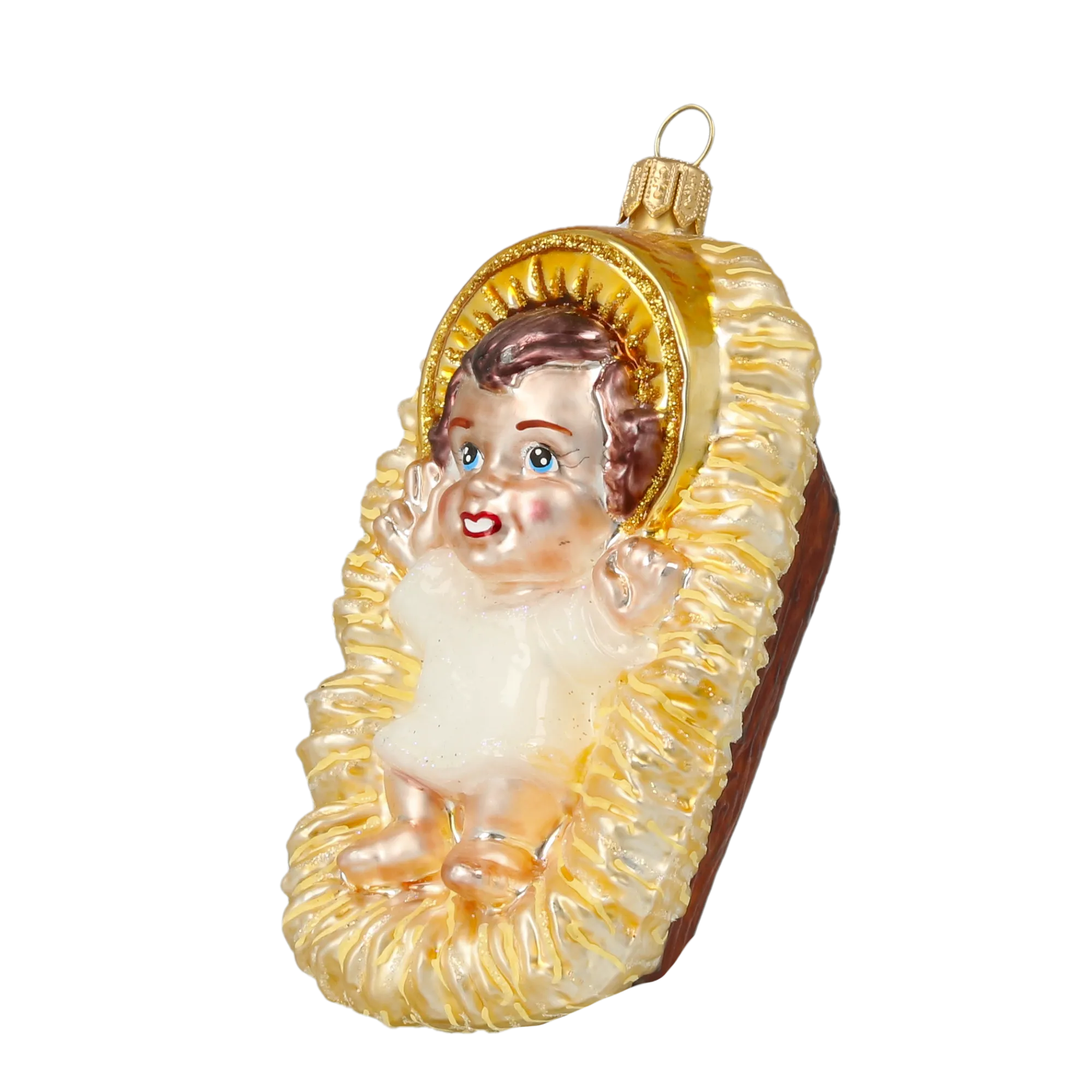 Hallowed Radiance | Hand-Painted Glass Ornament | Blubom 2020-519
