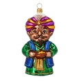 Load image into Gallery viewer, King Balthazar. Handmade Glass Christmas ornament. 2020-520
