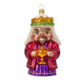 Benevolent Gilded Sovereign | Hand-Painted Glass Ornament | Blubom 2020-521