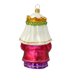 Benevolent Gilded Sovereign | Hand-Painted Glass Ornament | Blubom 2020-521