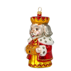 Stately Sovereign's Tribute | Hand-Painted Glass Ornament | Blubom 2020-522