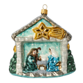 Hallowed Celestial Vigil | Hand-Painted Glass Ornament | Blubom 2020-524