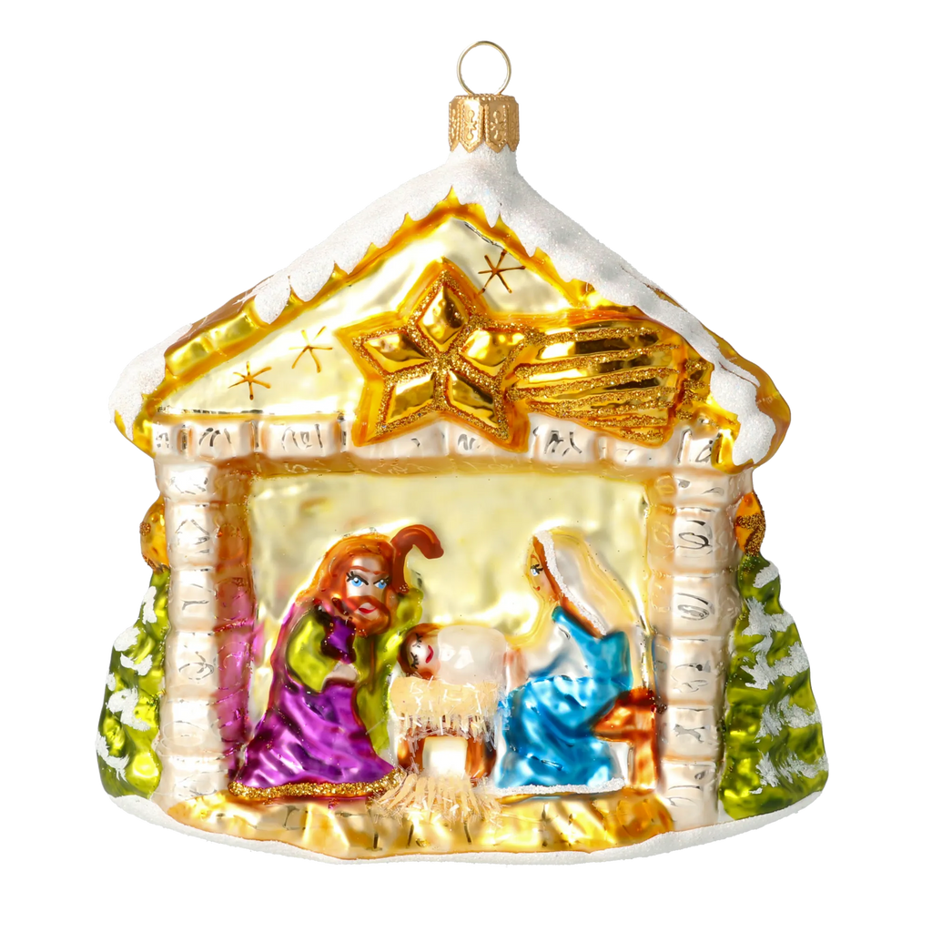 Hallowed Star Sanctuary | Hand-Painted Glass Ornament | Blubom 2020-526