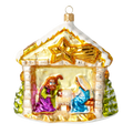 Hallowed Star Sanctuary | Hand-Painted Glass Ornament | Blubom 2020-526