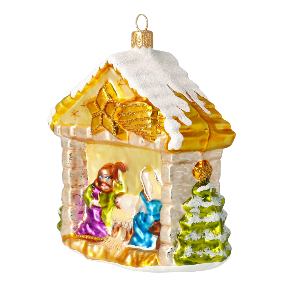 Hallowed Star Sanctuary | Hand-Painted Glass Ornament | Blubom 2020-526
