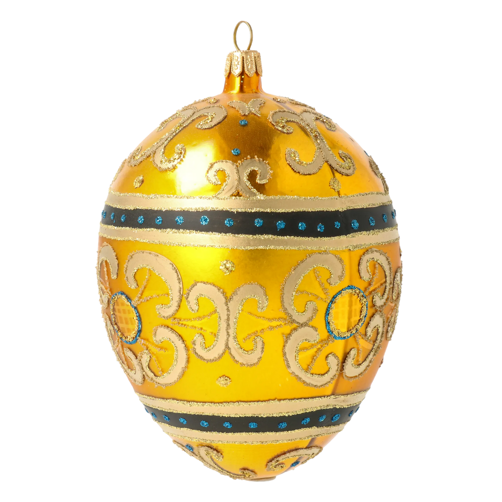 Amber Nocturne | Hand-Painted Glass Ornament | Blubom 2020-531
