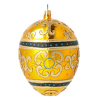 Amber Nocturne | Hand-Painted Glass Ornament | Blubom 2020-531