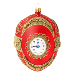 Ruby Clock Classic Egg