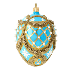 Turquoise & Pearl Classic Egg