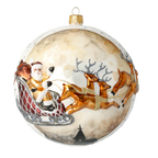 Alabaster Nocturne | Hand-Painted Glass Ornament | Blubom 2020-541