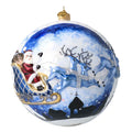 Alabaster Midnight Passage | Hand-Painted Glass Ornament | Blubom 2020-547