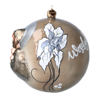 Champagne Reverence | Hand-Painted Glass Ornament | Blubom 2020-561