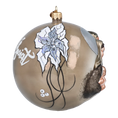 Load image into Gallery viewer, Champagne Holy Family Premium christmas glass ornament 2020-561
