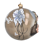 Champagne Reverence | Hand-Painted Glass Ornament | Blubom 2020-561