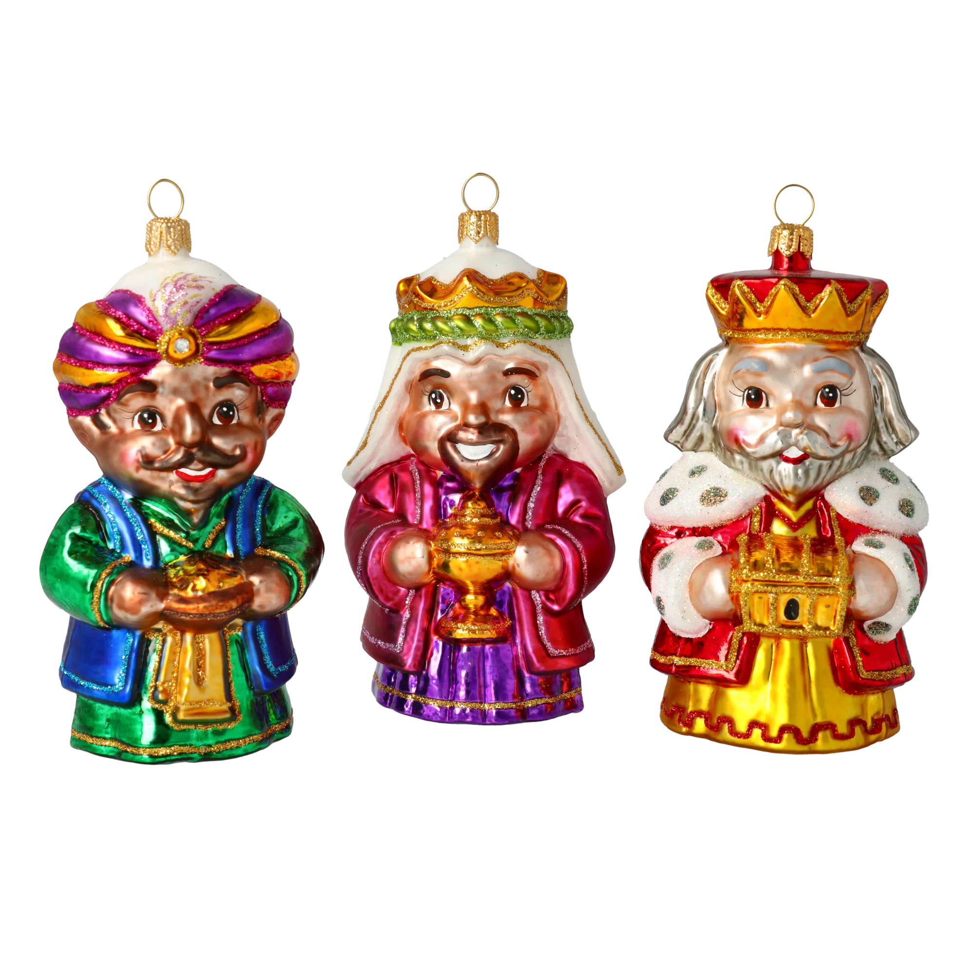 Sovereign Eastern Seekers | Hand-Painted Glass Ornament | Blubom 2020-585