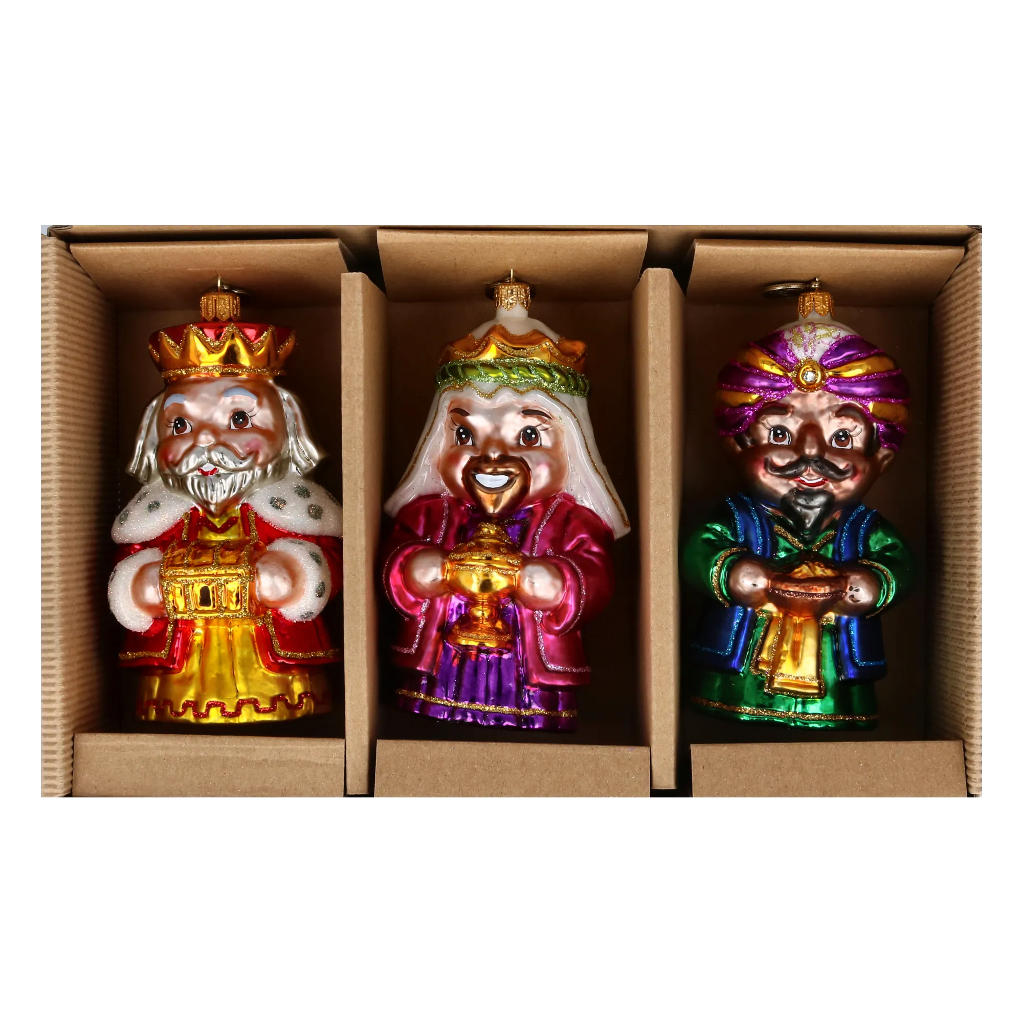 Sovereign Eastern Seekers | Hand-Painted Glass Ornament | Blubom 2020-585