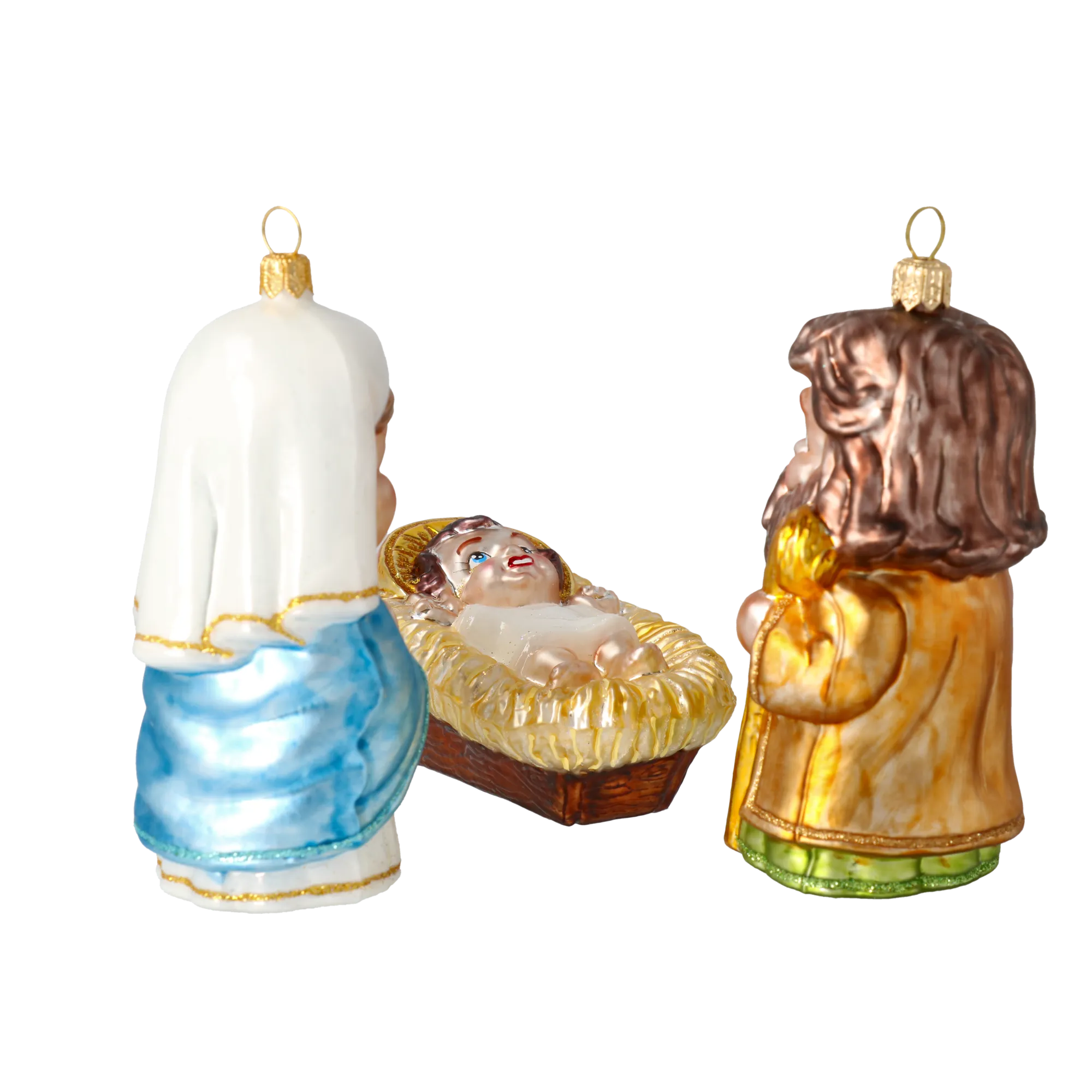 Humble Radiant Grace | Hand-Painted Glass Ornament | Blubom 2020-586