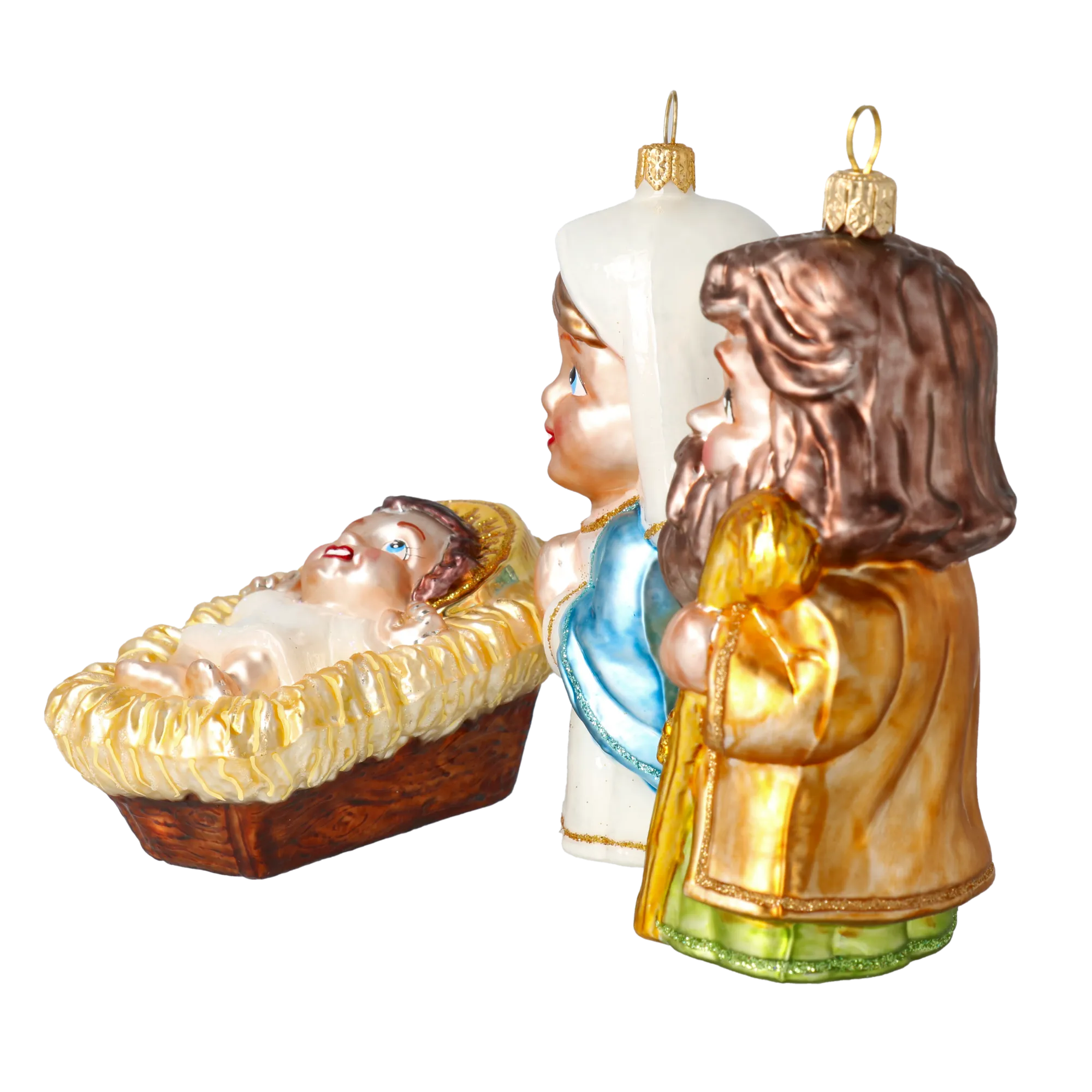 Humble Radiant Grace | Hand-Painted Glass Ornament | Blubom 2020-586