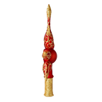 Scarlet Zenith | Hand-Painted Glass Ornament | Blubom 2020-675