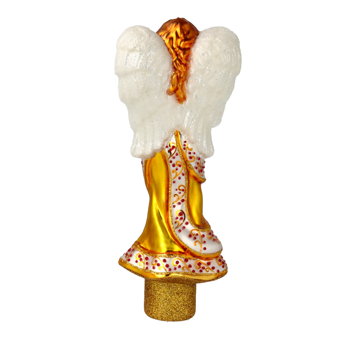 Seraphic Clarion | Hand-Painted Glass Ornament | Blubom 2020-685