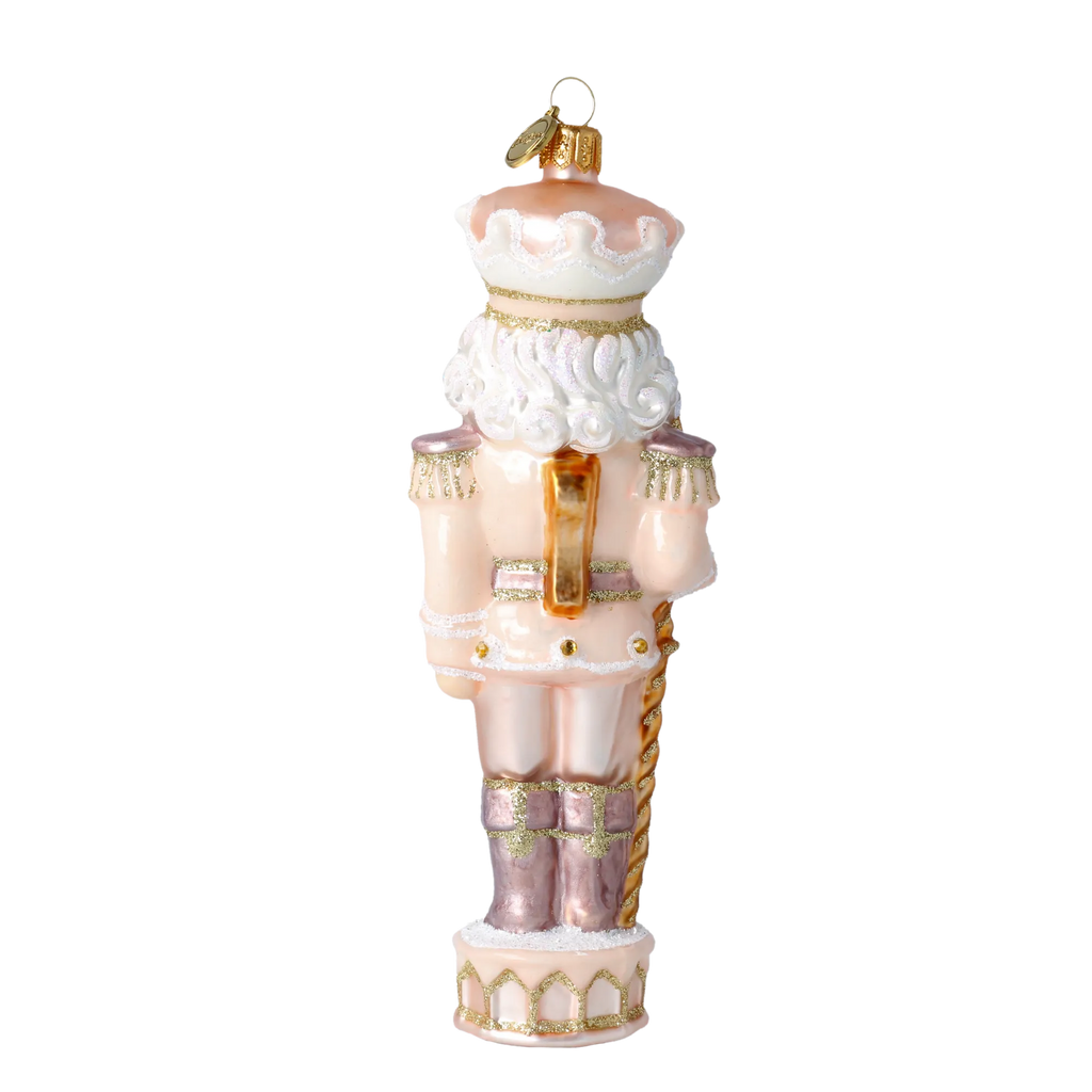 Noble Blush Sentinel | Hand-Painted Glass Ornament | Blubom 2020-697